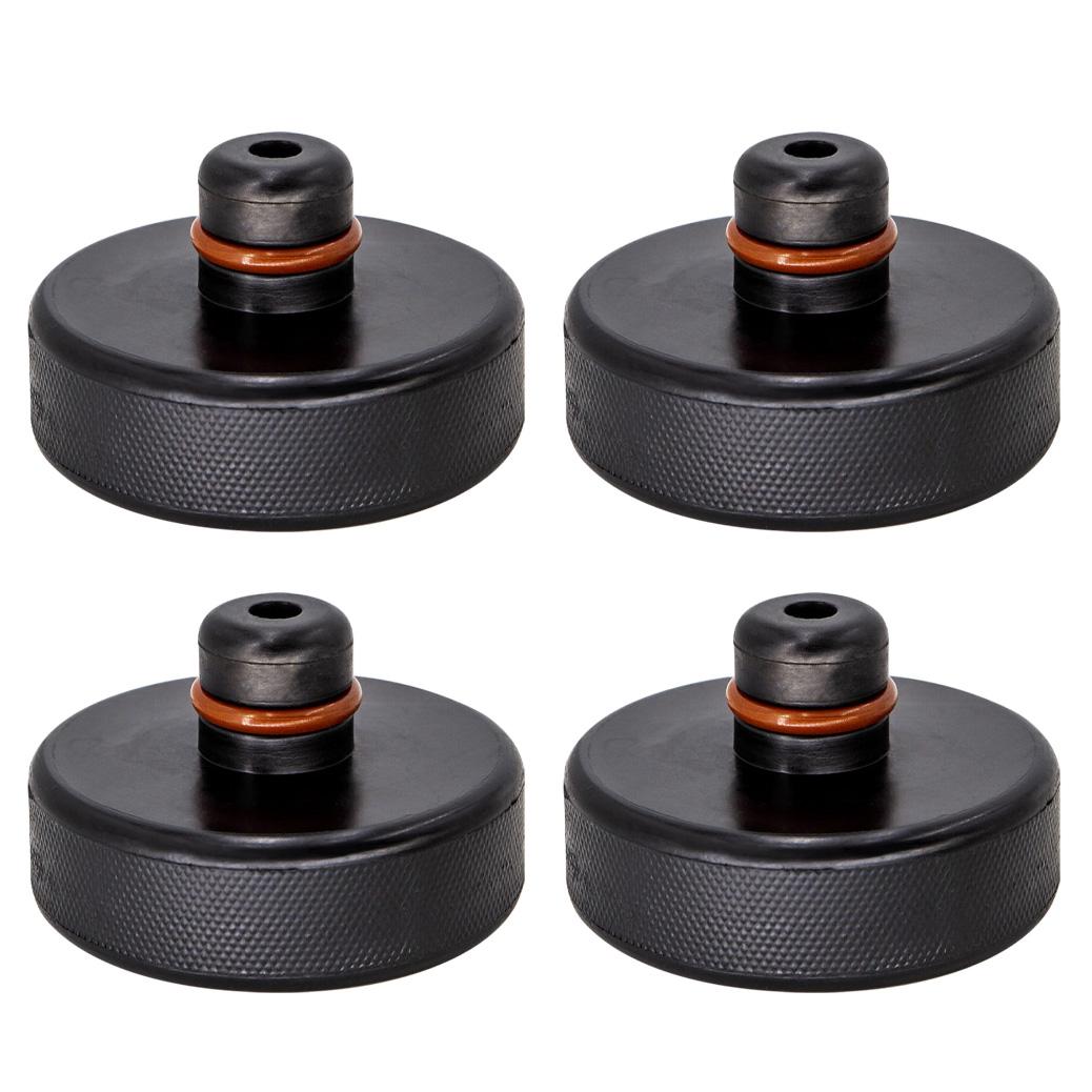 

4Pcs Rubber Floor Lifting Jack Pad Axle Stand Adapter Pucks Tool Chassis For Tesla Model 3 S X Y Car Tire Repair Nail Screw Kit 25mm-4pcs - No Bag
