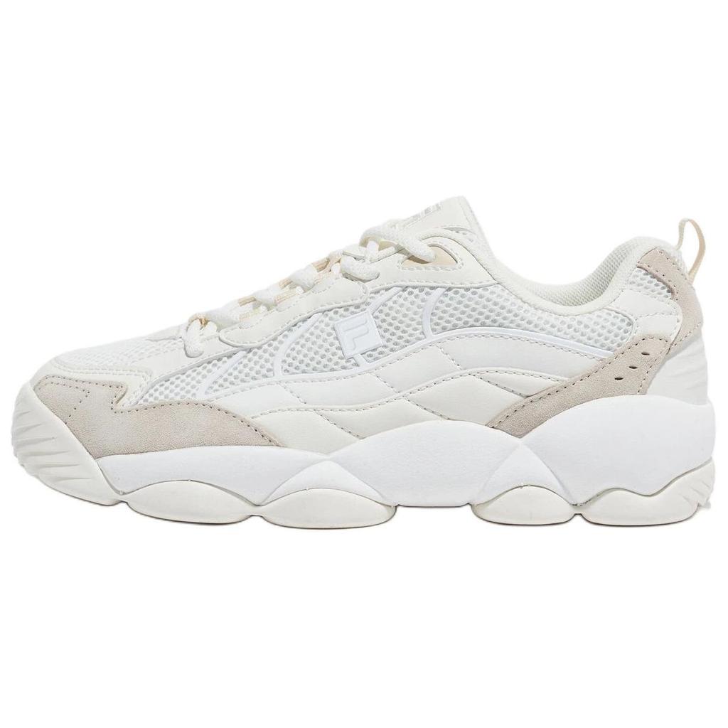FILA Abrasion Resistant Low top Casual Shoes Unisex Beige 1RM02933H100