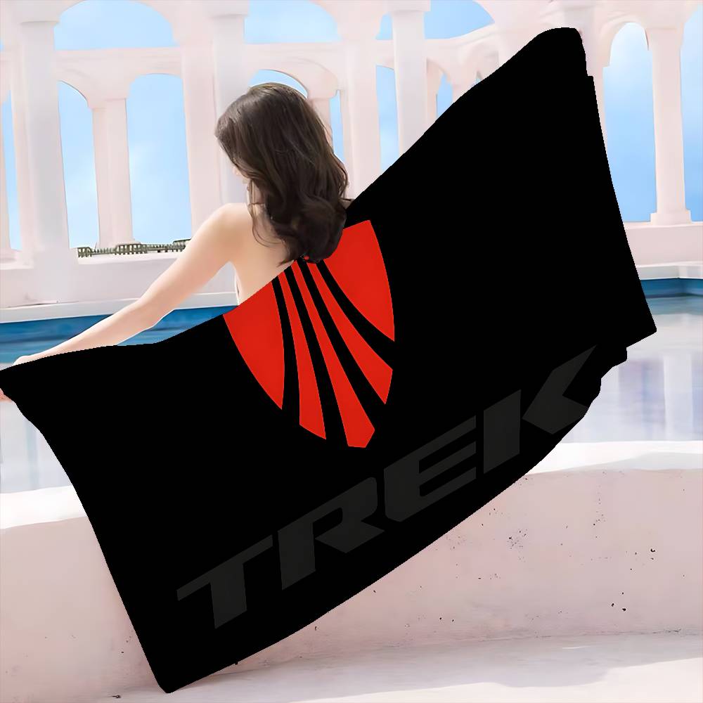 T-TrekS LOGO Microfiber Blanket Quick Drying Beach Towels Oversized Printing Super Absorbent Pool Towel Blanket