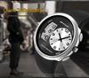 Sanda Men's Waterproof Dual Display Sports Watch with Large Screen for Students and Outdoor Activities
