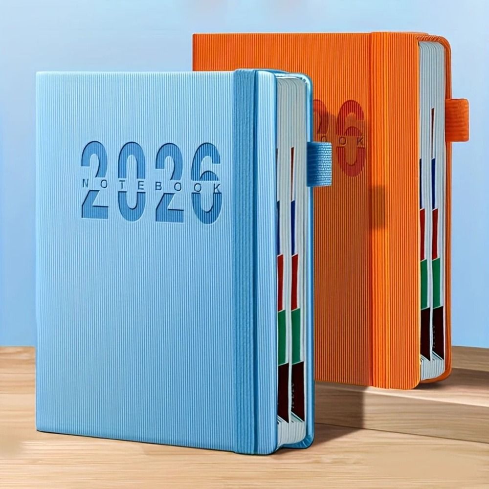 Wear-resistant 2026 Schedule Planner Notepad 12 Months To-do List Notebook Business
