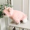 Haustierkostüm Schwein Cosplay Atmungsaktiv Weich Katze Hund Winter Warme Kleidung für Halloween