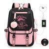 Peripheral Printed Backpack Female Fashion Student Multifunctional Casual School Bag