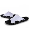 Men's Large Size Soft Sole Cowhide Flip-Flop Sandals