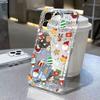 Cartoon Christmas Pattern Clear Soft Silicone Phone Case For iPhone 17 16 15 14 13 12 11 Pro Max XS XR X 7 8 Plus 16E Air Cover