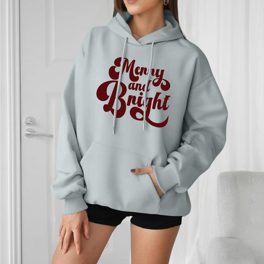 Dames Losse Comfortabele Casual Mode Karakter Bedrukt Hoodie Lange Mouw Sweatshirt