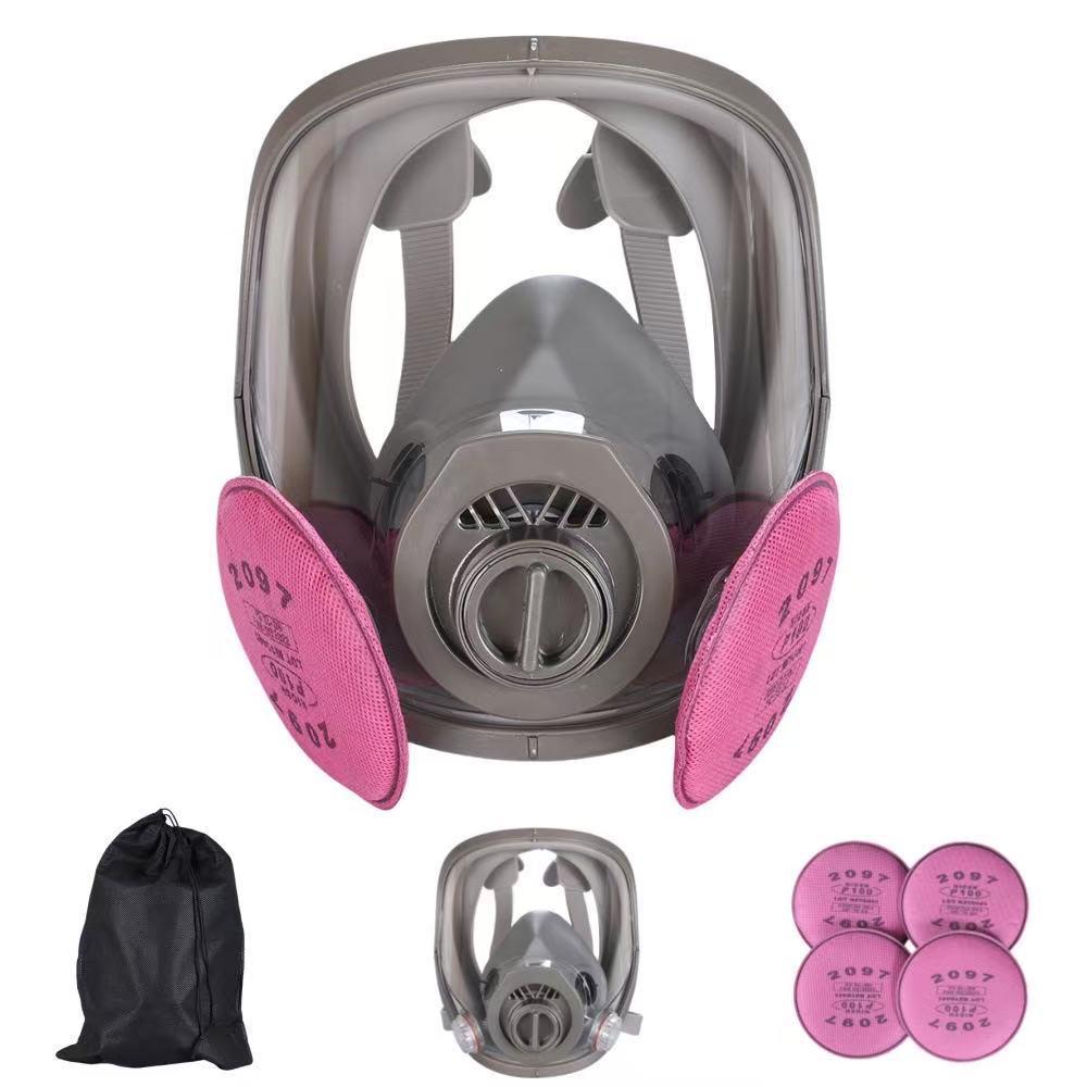 Full Face Respirator Mask for Paint, Chemical, & Pesticide Protection