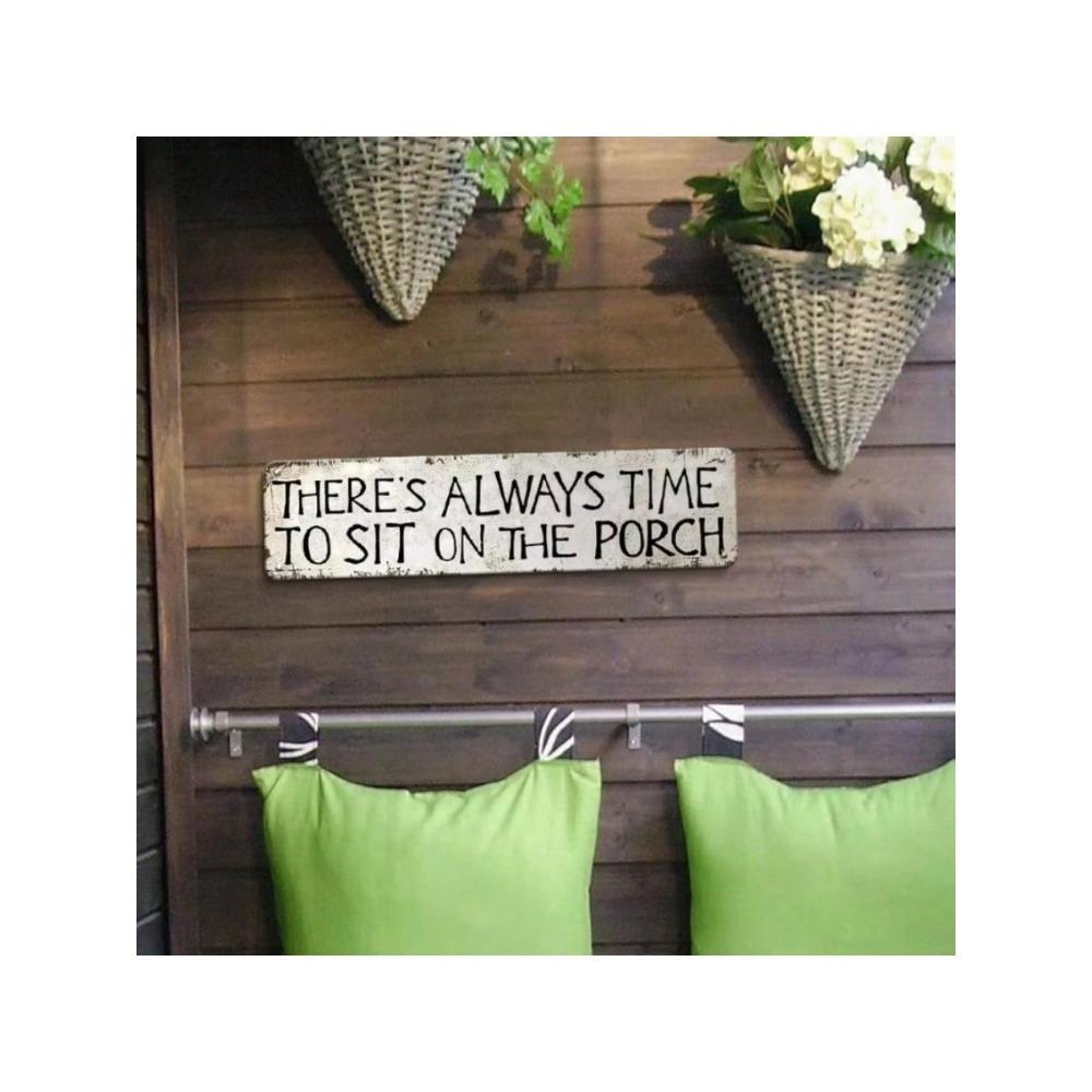 Vintage Metal Wall Art Sign, Humorous Decorative Poster for Home Office Bar