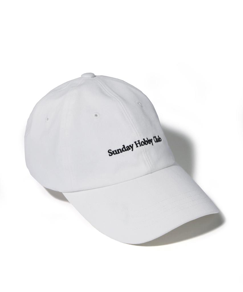 SUNDAY HOBBY CLUB 22Ss Signature Logo Curved Cap - Off White