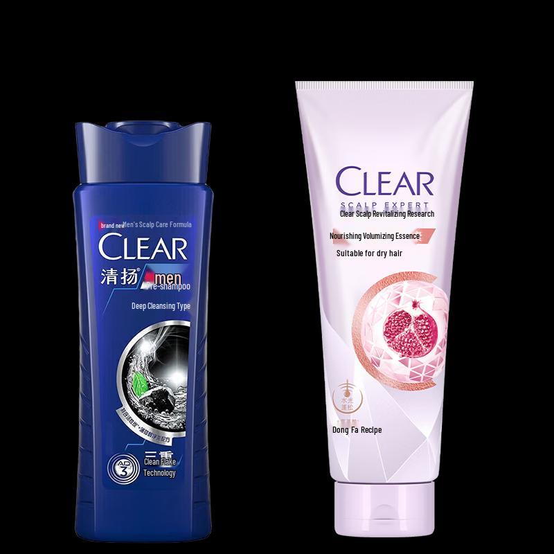 CLEAR Набор: Шампунь против перхоти и Питательная эссенция для мужчин