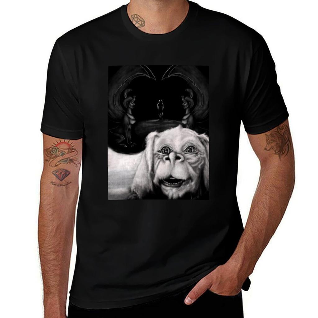 Falcor T-Shirt funny t shirts dark humor funny t shirts cotton t shirt man casual T-Shirt