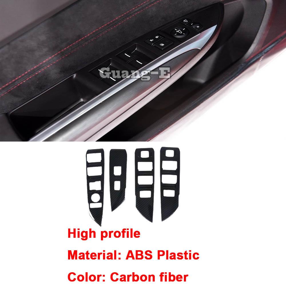For Acura TLX 2018    ABS Light Button Frame Glove Box Handle Armrest Trim Steering Wheel Cover Bowl Accessories