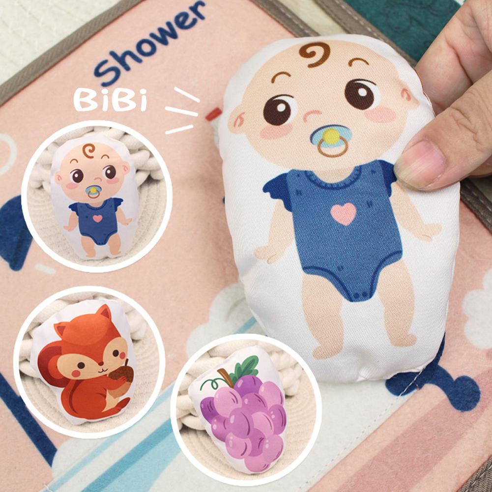 Soft Baby Book Montessori Early Education Quiet Cloth Book Learning Toys for Babies 0-3 Years and Up Enlightenment Puzzle