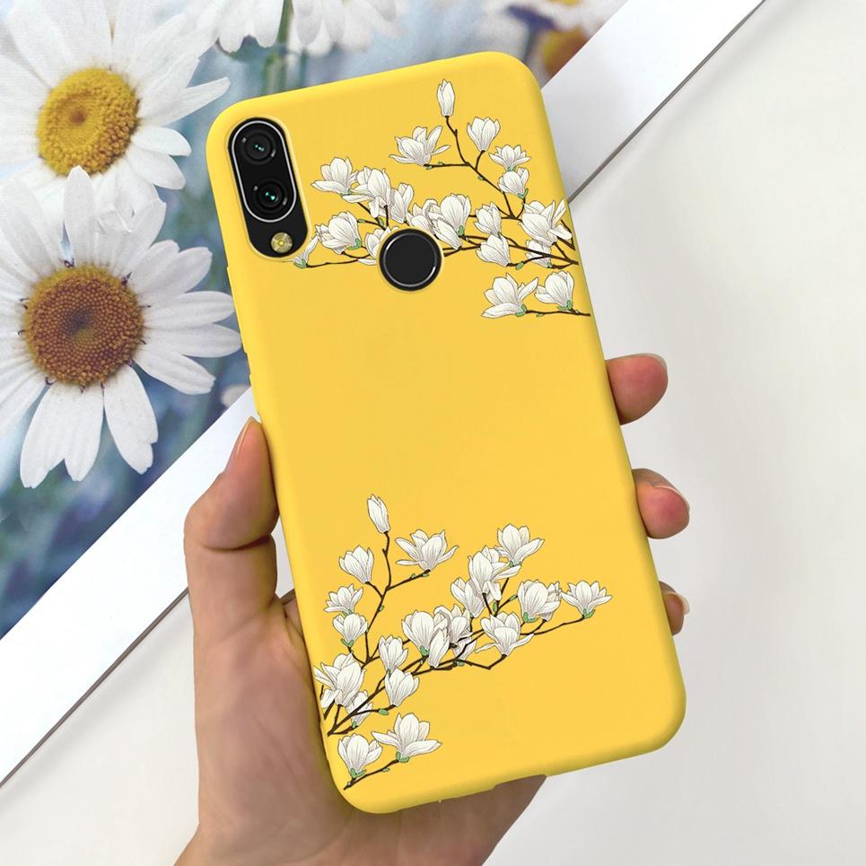 For Xiaomi Redmi Note 7 Case Note7 Pro Luxury Flower Marle Funda Soft Silicone Phone Cases For Redmi Note7 Redmi 7 Back Cover