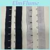 Cloth 3cm 4yards36meter Wide Cotton Fabric Blackwhite Eyes Hook Webbing Buckle Clips For Dress Garment Accessories
