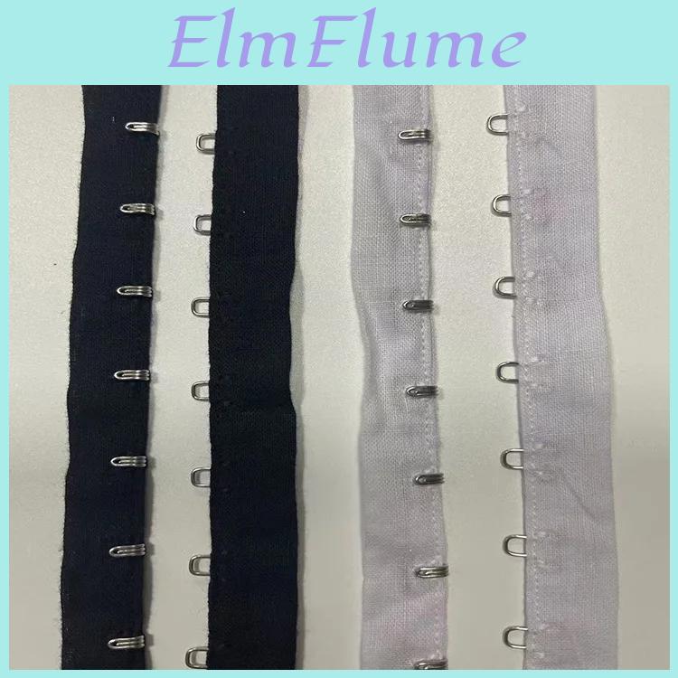 Cloth 3cm 4yards36meter Wide Cotton Fabric Blackwhite Eyes Hook Webbing Buckle Clips For Dress Garment Accessories