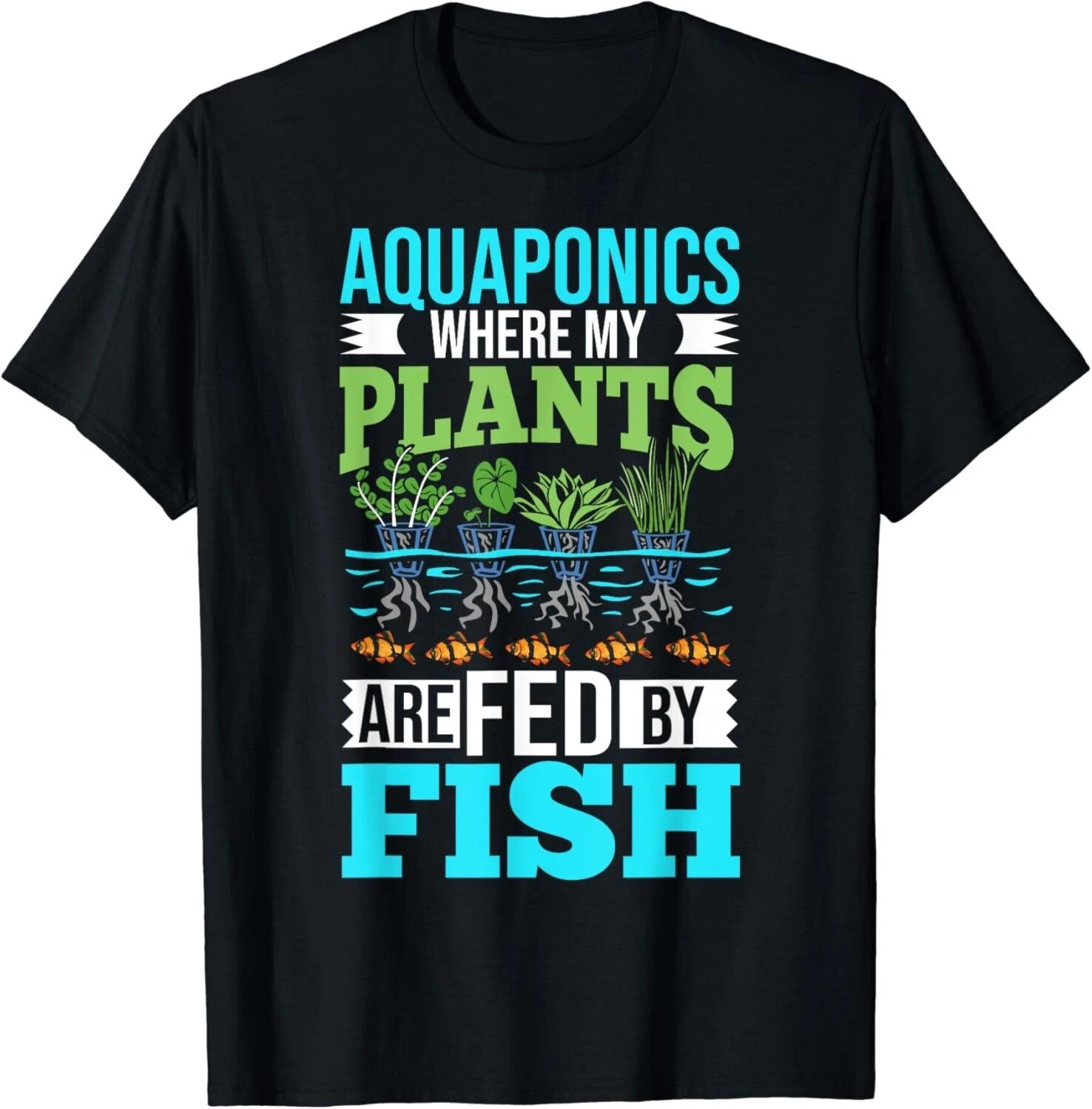 

Aquaponic Farming Aquaponic Plants Lover Aquaponic Gardener Gift Unisex T-Shirt L