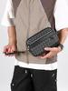 Men's Versatile Fashion Crossbody Clutch Bag - Large Capacity & Casual Texture Print