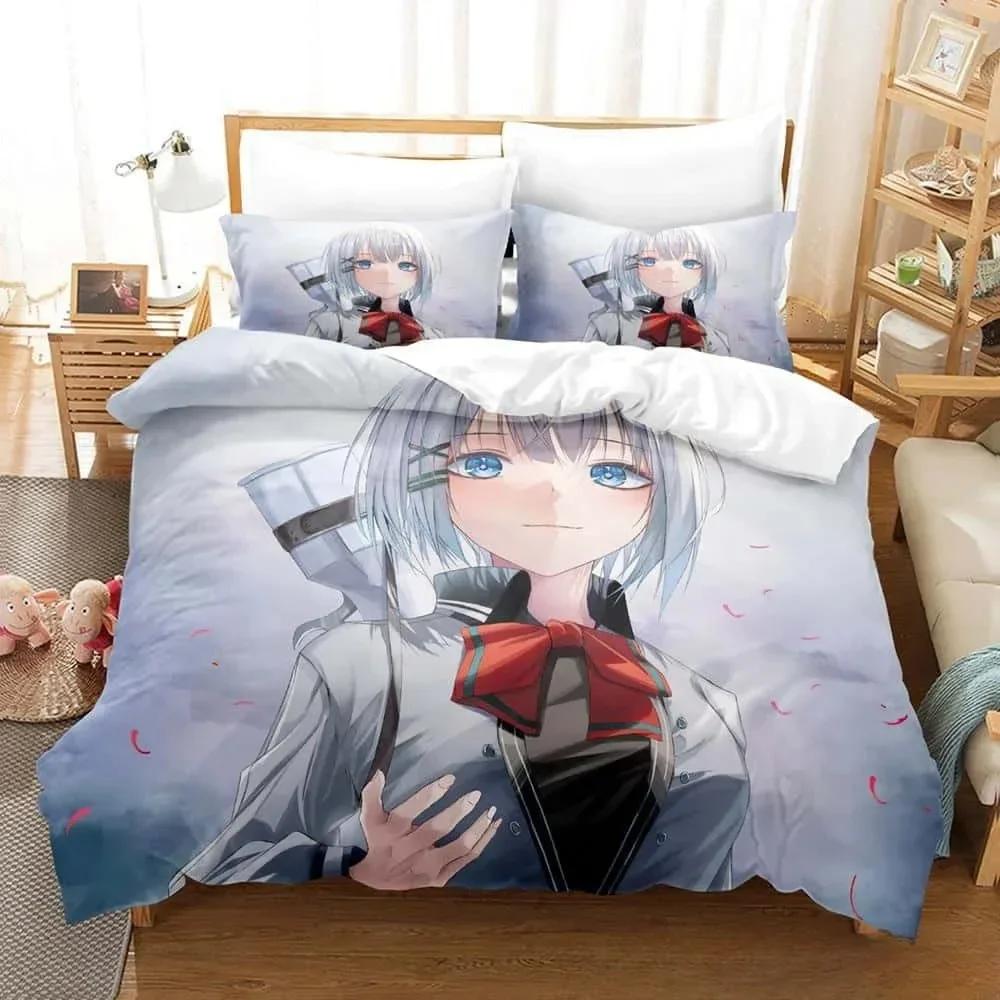 New Anime The Detective Is Already Dead Bedding Set Printed With Pillowcase Bed Duvet Cover Single Double Queen Super King Size