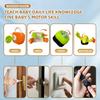 2in1 Baby Busy Ball Cute Car Toys Montessori Education Learning Toys Sensory Soothing Finger Action Fine Training Toy Baby Gifts
