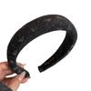 Blumen-Stoff-Stirnband mit Schwammkopf für Herbst/Winter - Elegantes Damen-Haaraccessoire