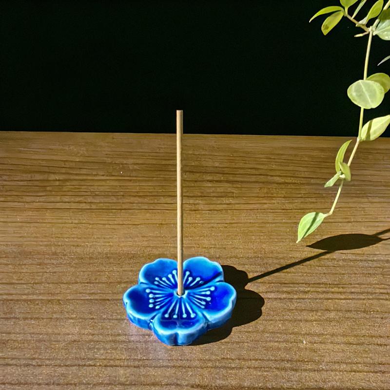 Kirschblüten Räuchergefäß Zuhause Keramik Dekor Stäbchenhalter Aromatherapie Räucherstövchen Büro Teehaus Ornament