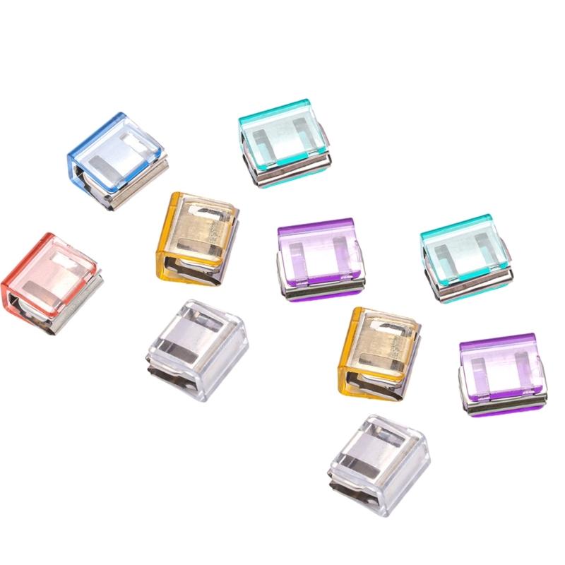 

Pack of 10 Leg Adjustable Hem Clip Invisible Design Plastic Alloy Texture Suitable for Pants Jeans Casual Trousers 1