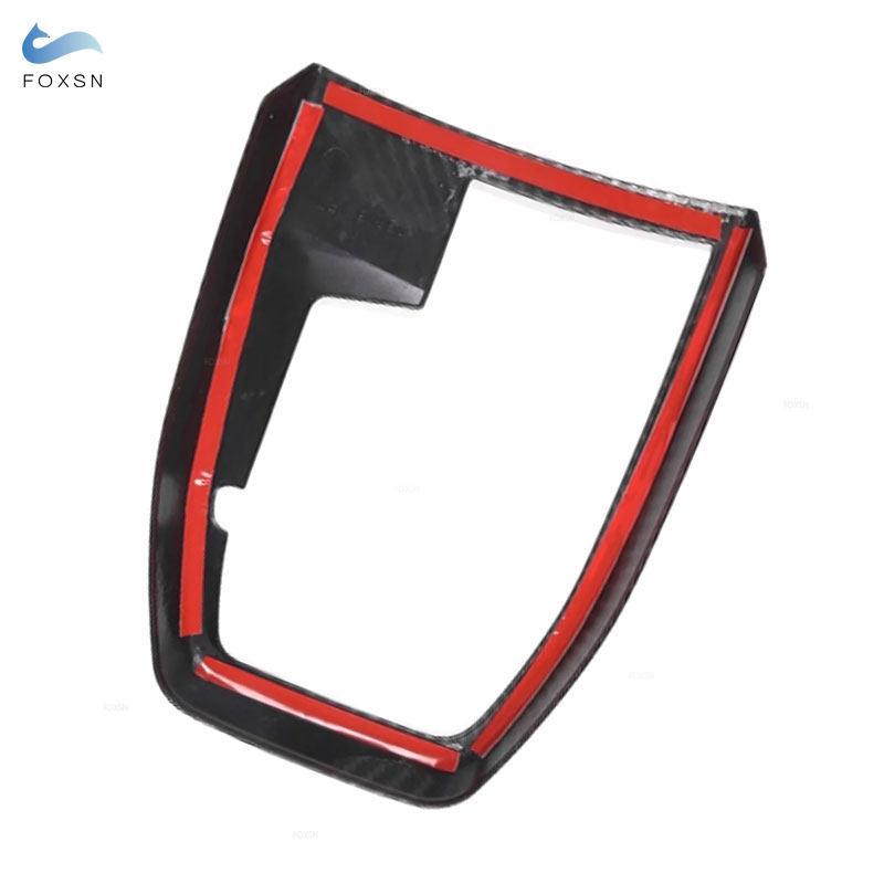 For BMW X1 iX1 U10 U11  2024 ABS Carbon Fiber Texture Car Styling Interior Center Console Gear Shift Panel Frame Cover Trim