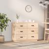 Day and Night - Day and Night Solid Pine Wood Sideboard 100x40x75 Cm