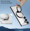 Clear Wireless Charge Phone Case For Samsung S25 Ultra S24 FE S23 S22 A16 A56 A36 A55 A15 A35 Slim Transparent Shockproof Magnetic Holder Cover