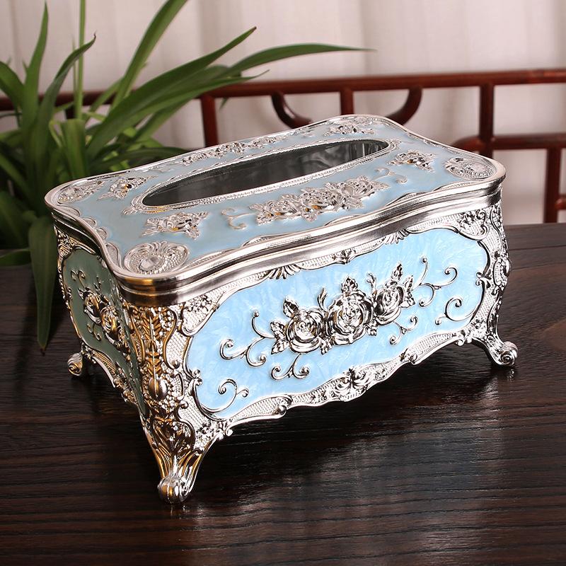 Mehrfarbige Haushalts-Phnom-Penh kleine Servietten-Taschentuchbox Papier-Ziehbox Kreative Acryl-Schreibtisch-Kunststoff-Ziehbox