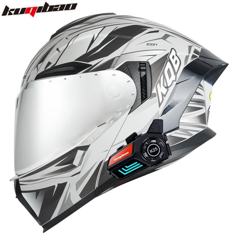 Flip-Up Motorcycle Helmet With Bluetooth 903 Dual Visor 3C Certified All