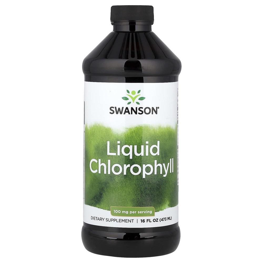 Swanson Liquid Chlorophyll 100mg 473ml 6 pcs 473.18ml