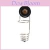 Stainless Steel Bathroom Storage Rack With Rotating Suction Cup For Shaving Razors And Toiletries