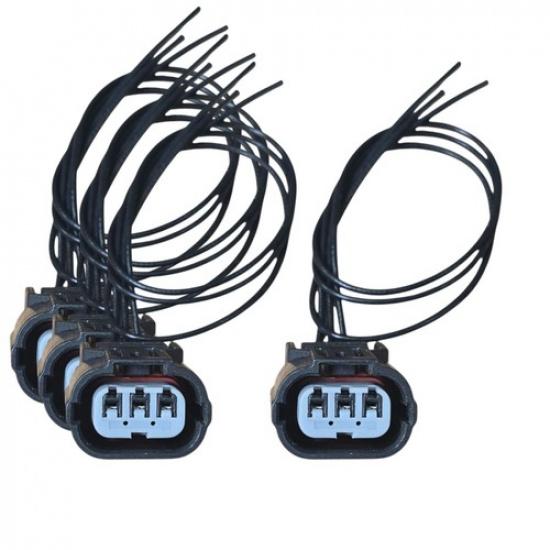 Set of 4 Connector of Ignition Coil UF581  Fits: Honda FIT 2007- 2008 4 Cyl 1.5L