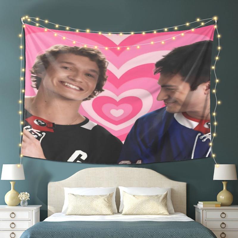 Heißer Rivalitäts-Liebes-Wandteppich Eishockey-Unterstützung Dekoration Tapete Wohnzimmer Hintergrundwand Raumdekoration
