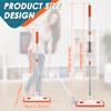 2 In 1 Floor Scrub Brush Bathroom Tile Glass Squeegee Ground Seam Wall Toilet Cleaning Brush Long Handle Kitchen Cleaning