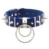 Big Spikes Choker Leather Collar  Metal Punk  Necklace  For Women Men Emo  Chocker Goth Jewelry Harajuku Accessories