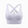 Women Cross Back Sports Bra Breathable Comfortable With Chest Pads For Gym Yoga Running Fitness