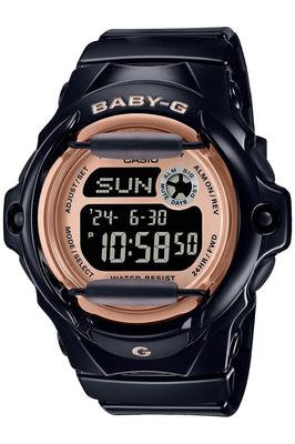 Casio Baby-G Watch, Super Illuminator Type (High-Brightness LED Light), BG-169UG-1JF, Women's, Black, Official Japanese Product