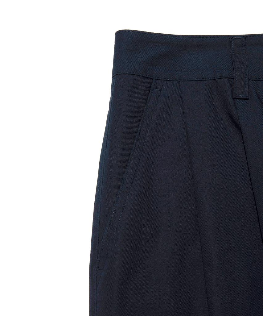 LEE Women'S Pintuck Wide Cotton Pants Navy