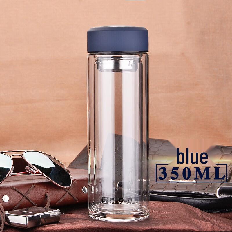 Fuguang G1416 Double Wall Glass Tea Infuser Bottle