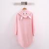 Infant Cartoon Hooded Bath Towel & Swaddle Blanket - Absorbent and Cute Baby Cloak
