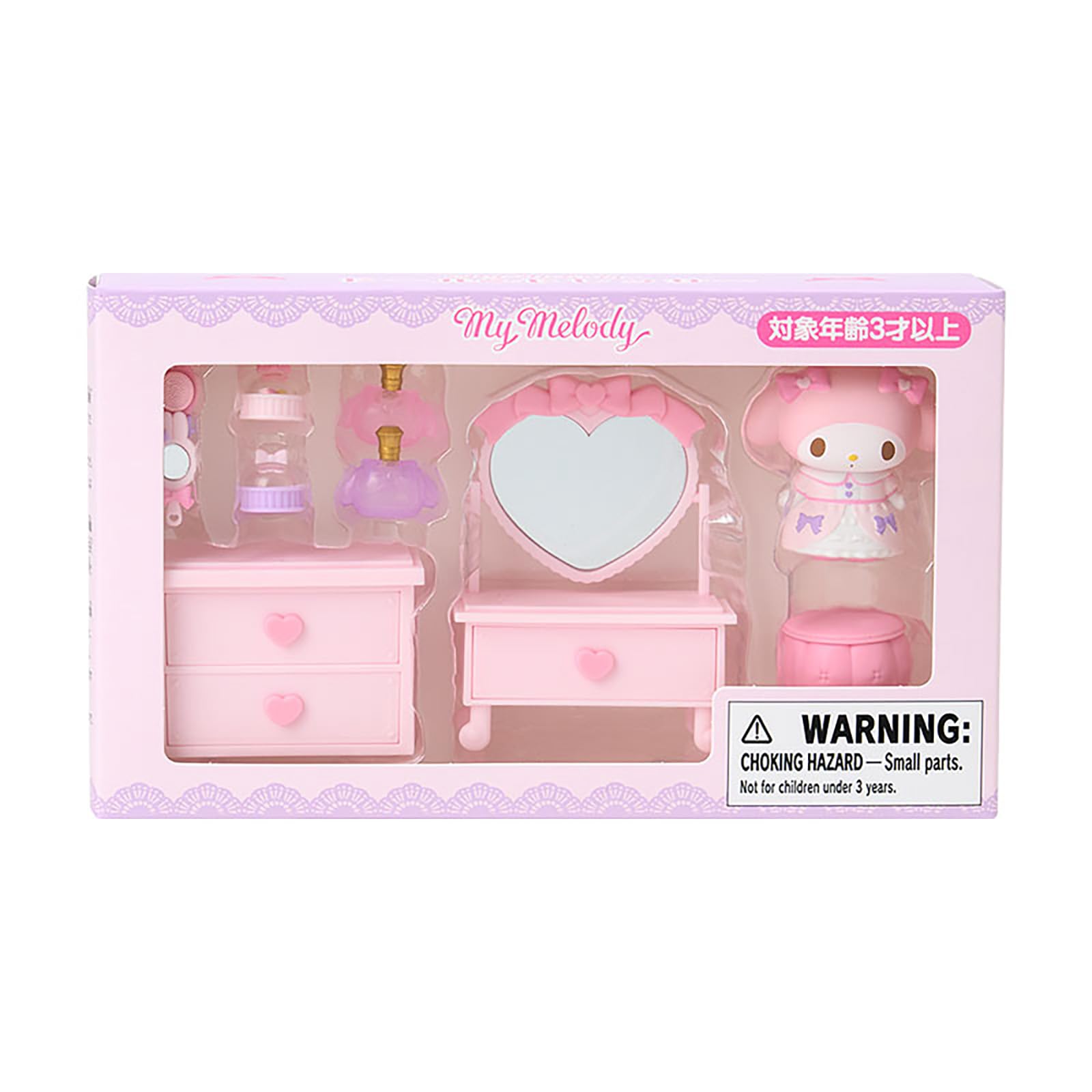 

Sanrio My Melody Doll Dresser 3 and 141577 & (Ages Up) розовый