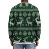 Men's Christmas Hoodless Neck Pullover Sweatshirt, for Him