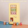 1Set 1:12 Dollhouse Miniature Beverage Machine Drink W/Drink Cans Model Supermarket Decor Toy Doll House Accessories