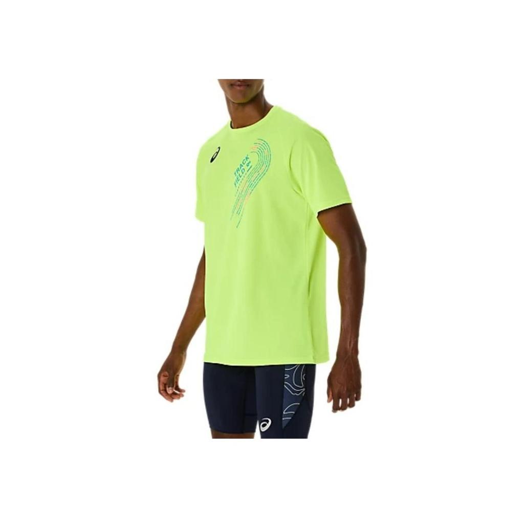 Asics Fashion Casual Comfortable Versatile Short Sleeve T-Shirt Men Tops Yellow 2091A749-751