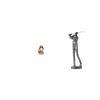 Golfing Mother Resin Figurine Sculpture Collectible Birthday Gift Tabletop Ornament for Fireplace