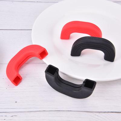 Silicone Anti-Scald Pot Handle Protectors Non-Slip Clip Sleeves Heat Resistant