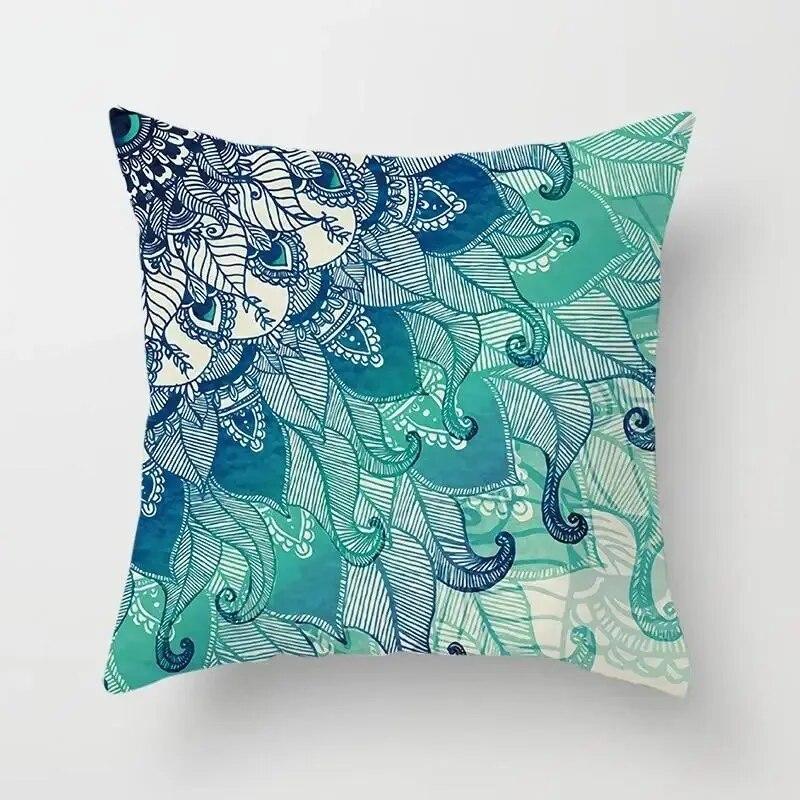 Home decoration boho pillowcase bedroom living room sofa cushion cover 45x45cm peach skin pillowcase